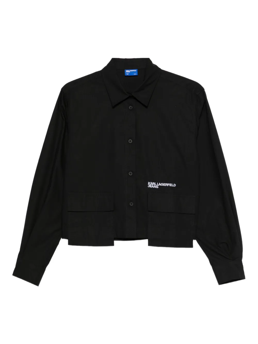 Karl Lagerfeld Jeans logo-print shirt - Nero