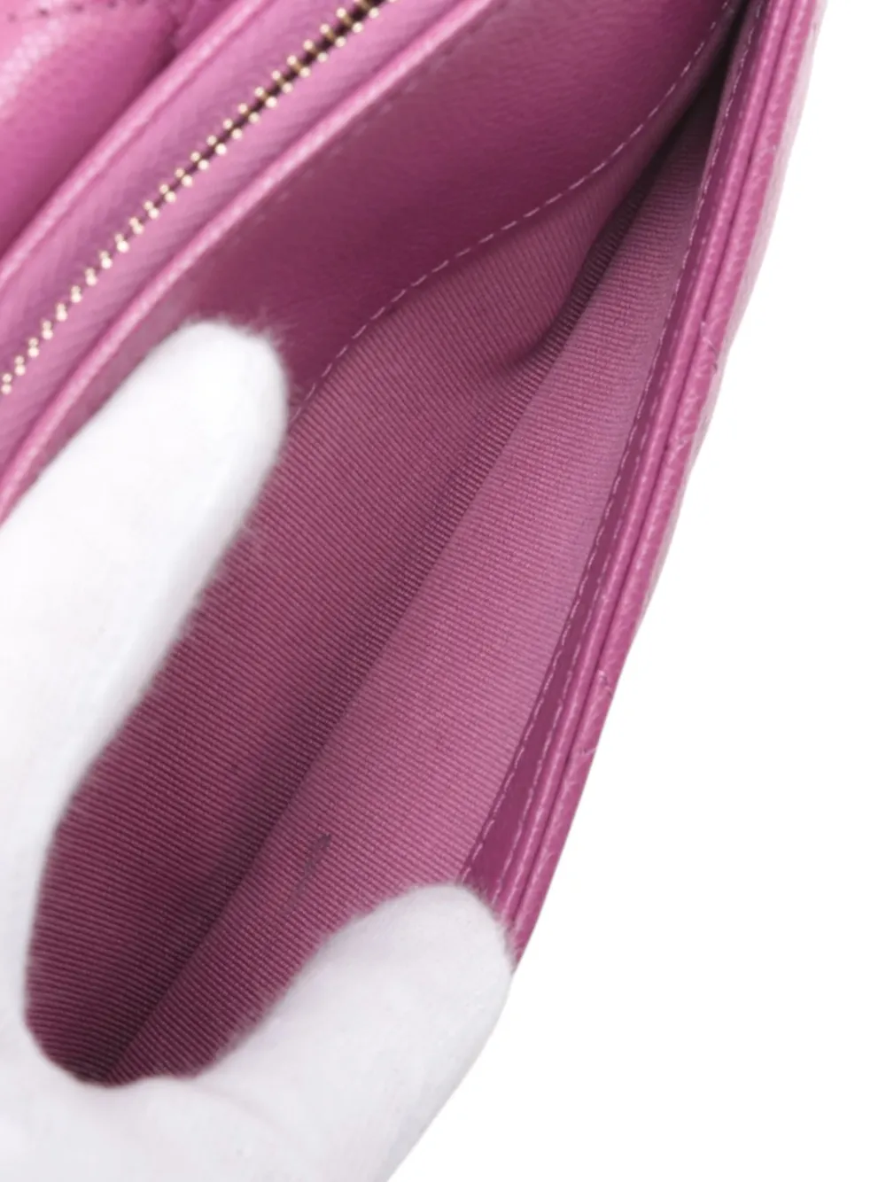 Pre-owned Chanel 2021-2025 Cc Quilted Lambskin Flap Phone Case On Chain Crossbody Bag In Purple