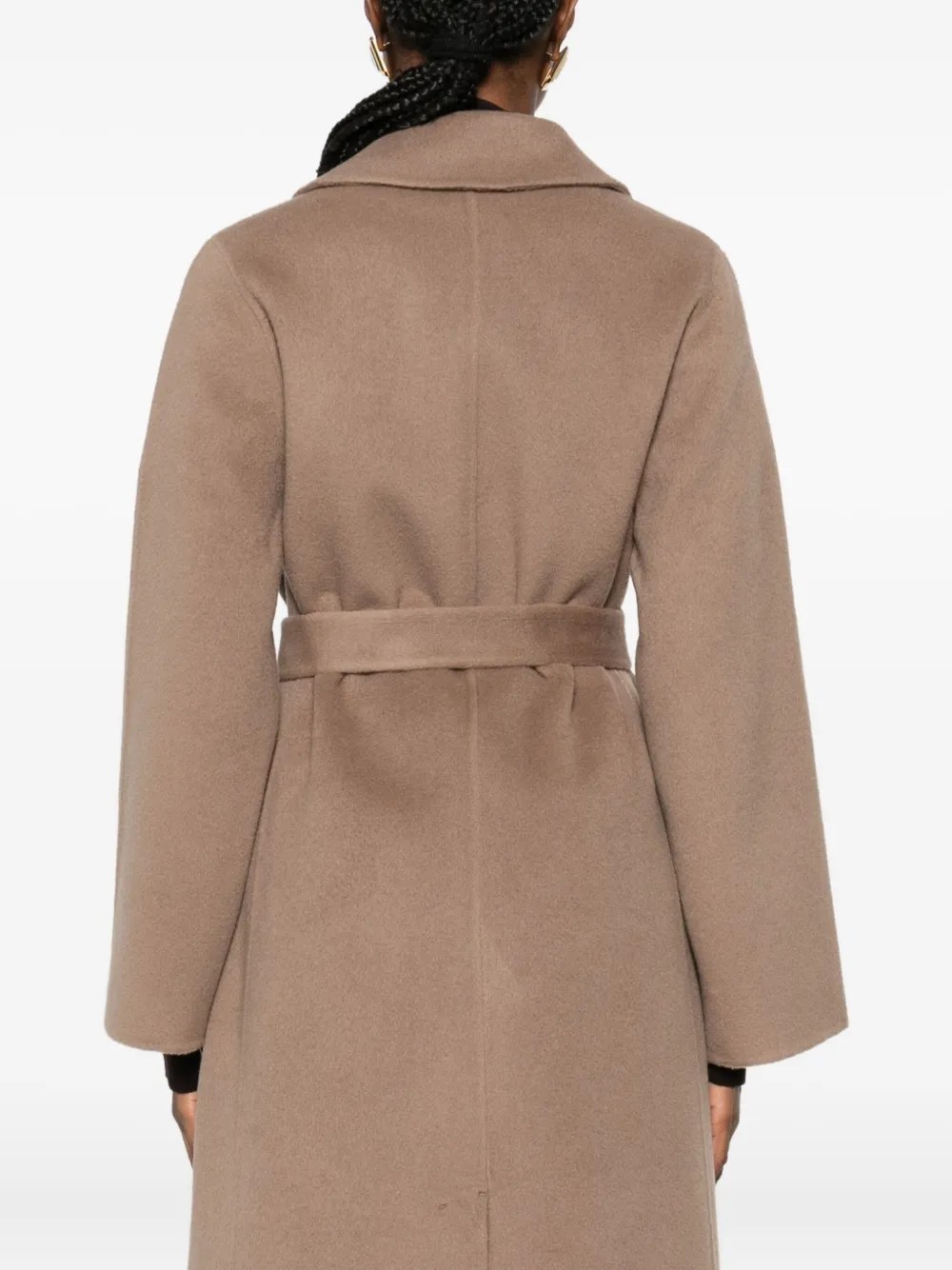 The Curated Collection Tailored Coat In Brown