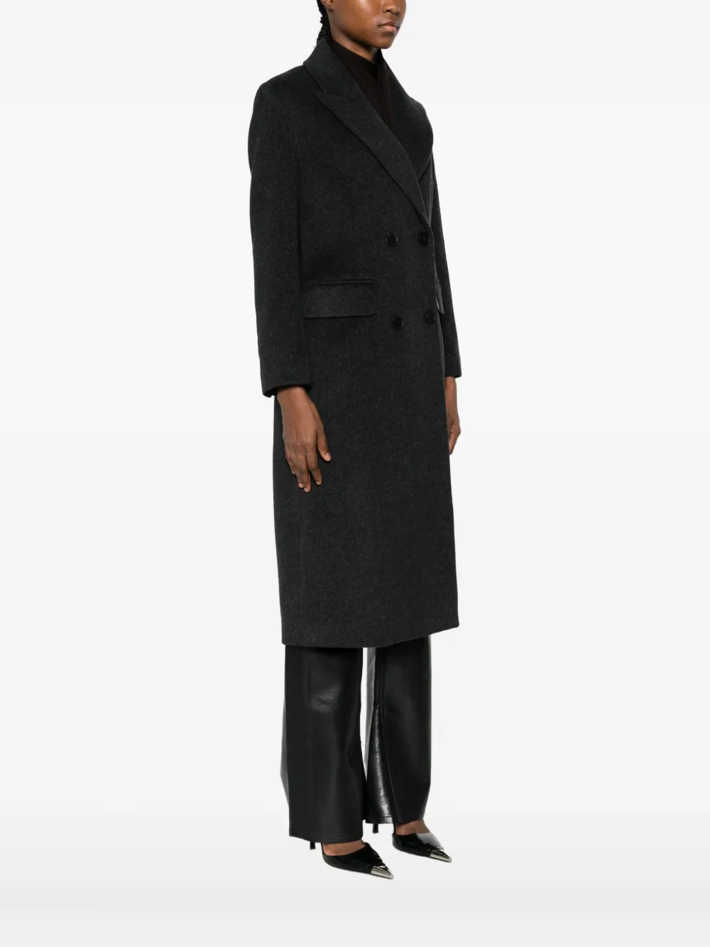 The Curated Collection New York Coat In Gray