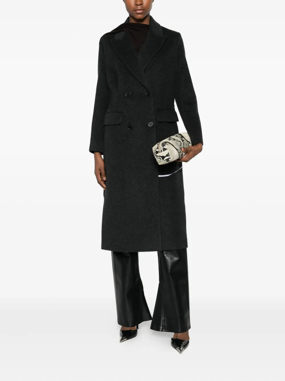 The Curated Collection New York Coat In Gray