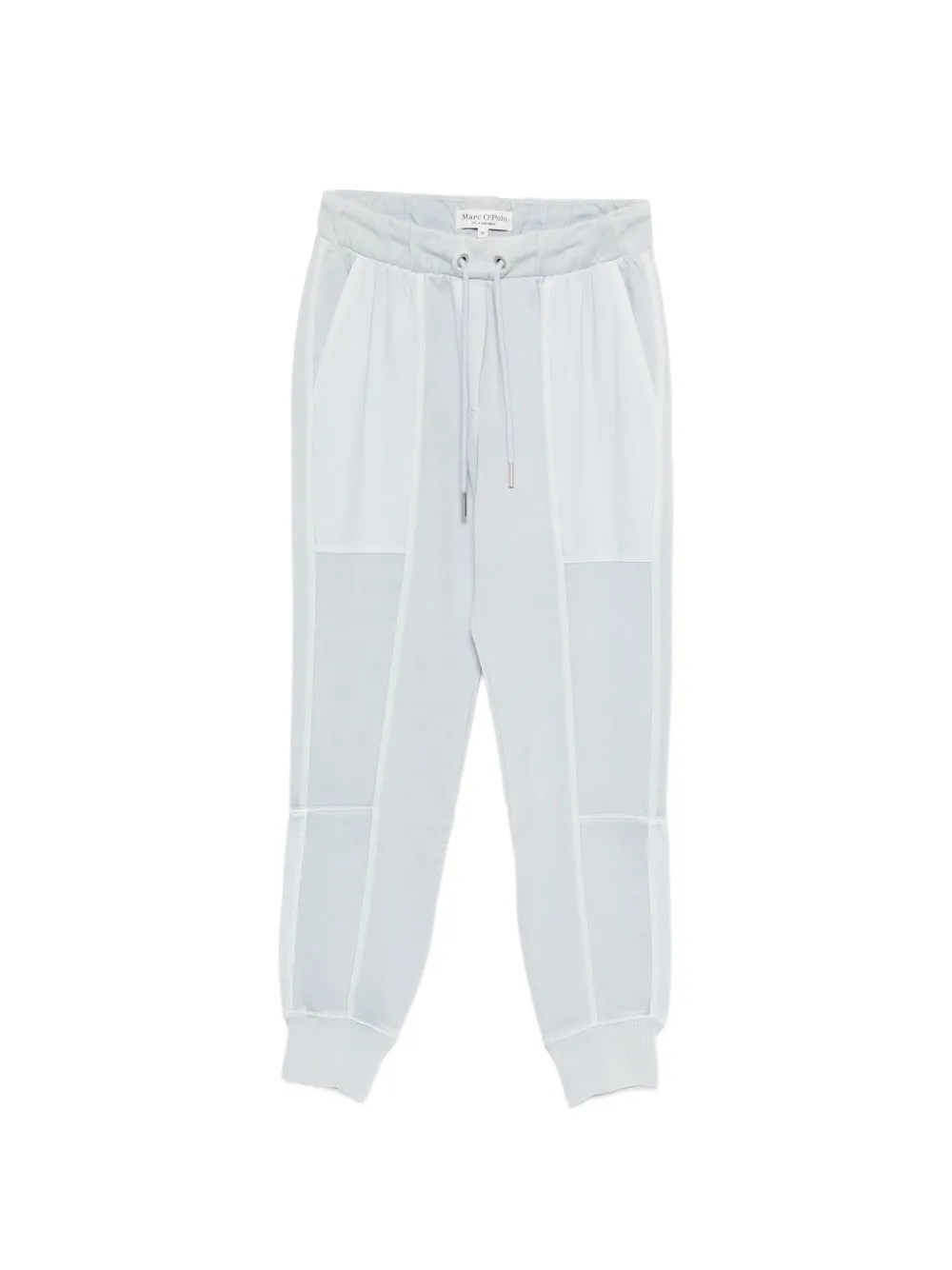 Marc O'Polo drawstring panelled trousers - Grigio