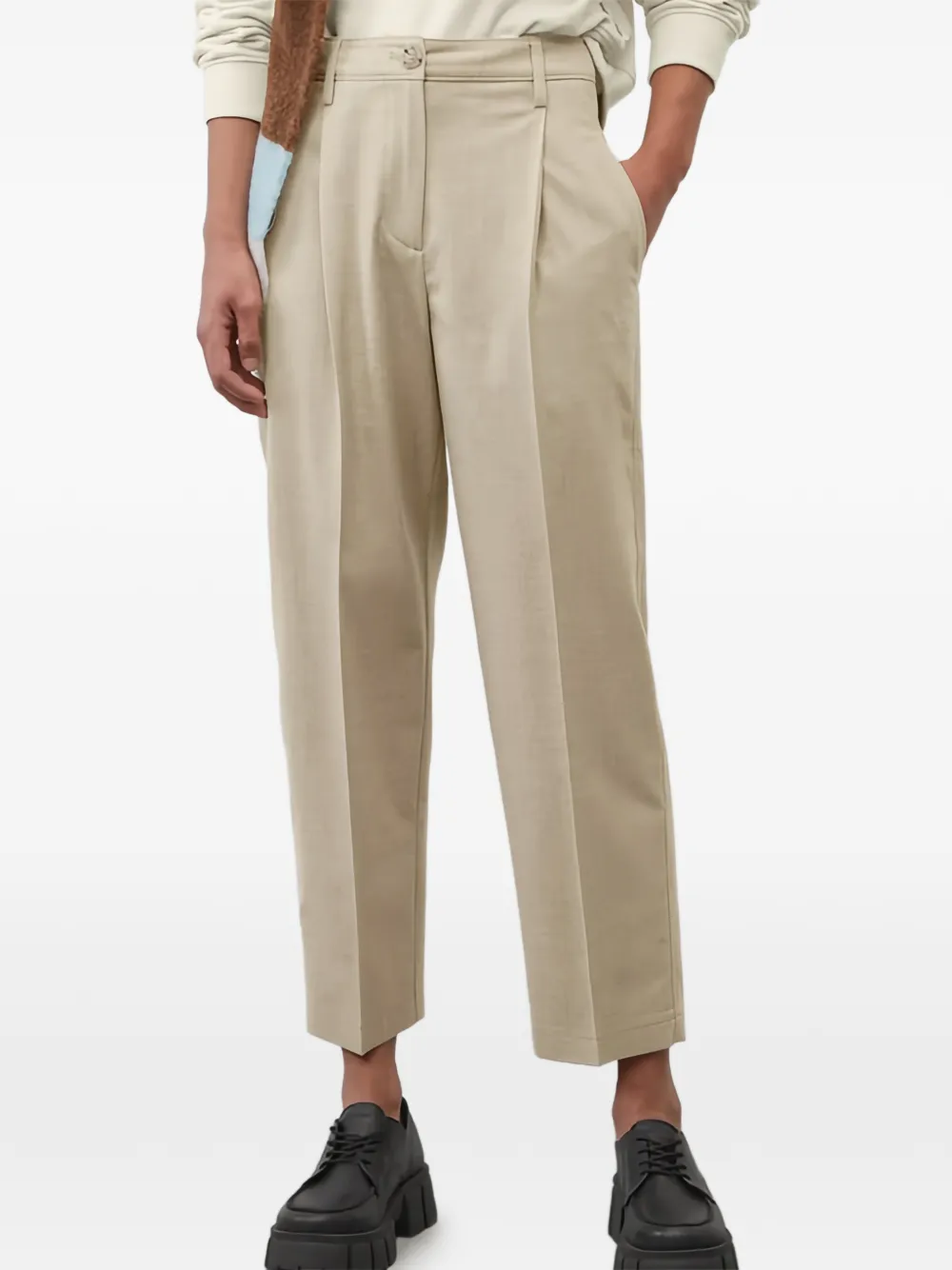Marc O'Polo pleated trousers - Beige