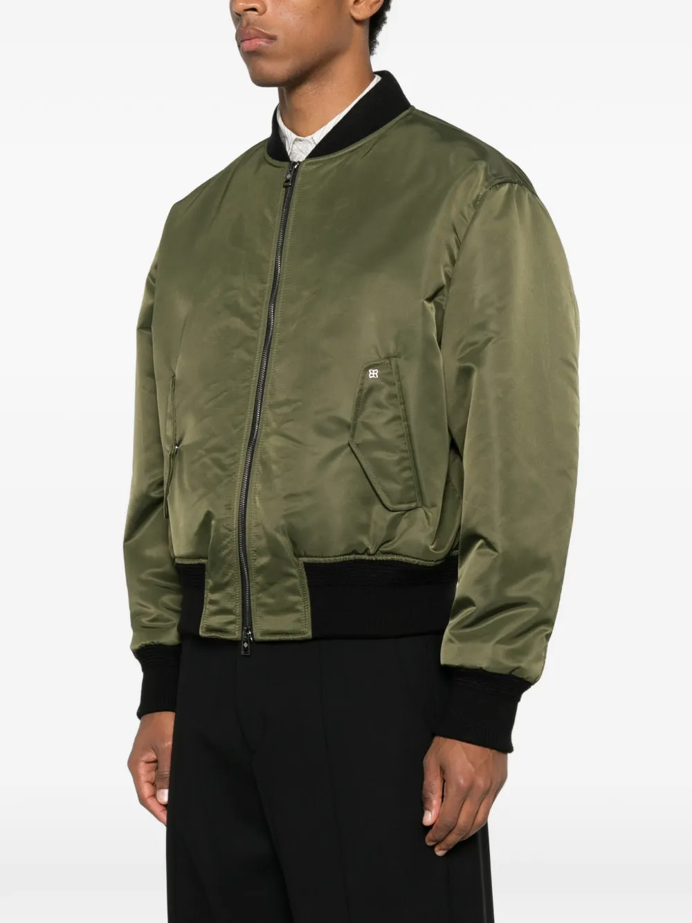 Tagliatore Roger Jacket With Zip In Green