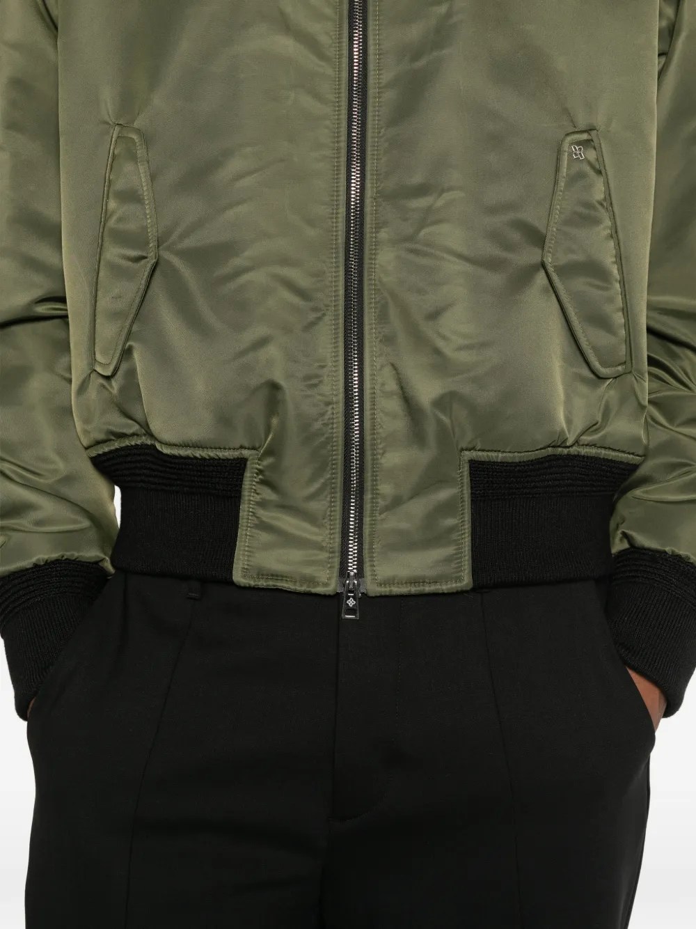 Tagliatore Roger Jacket With Zip In Green