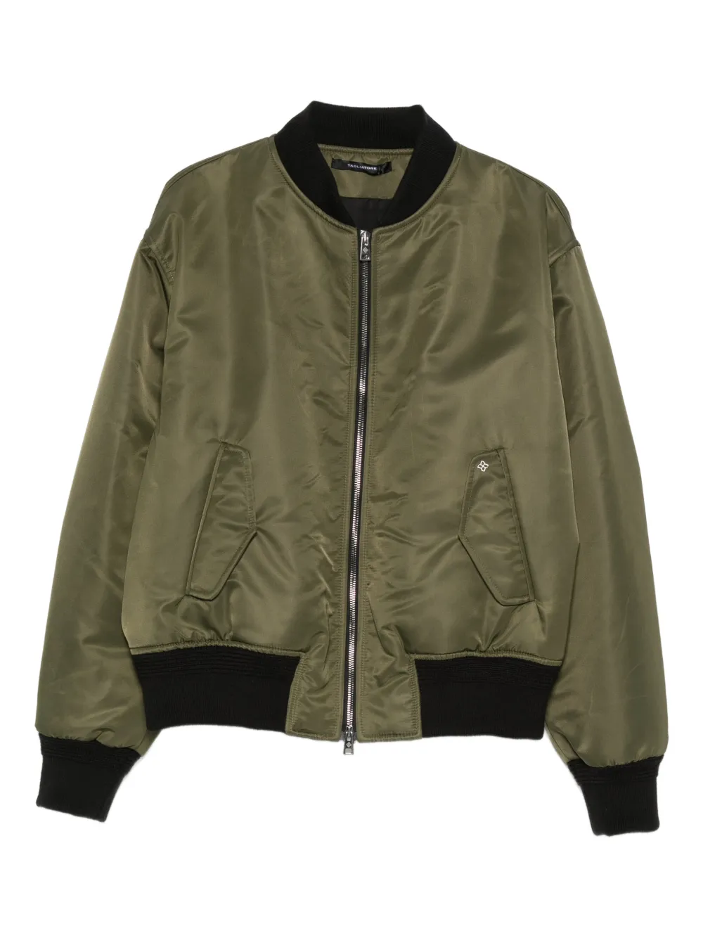 Tagliatore Roger zipped jacket | Green | Image 1
