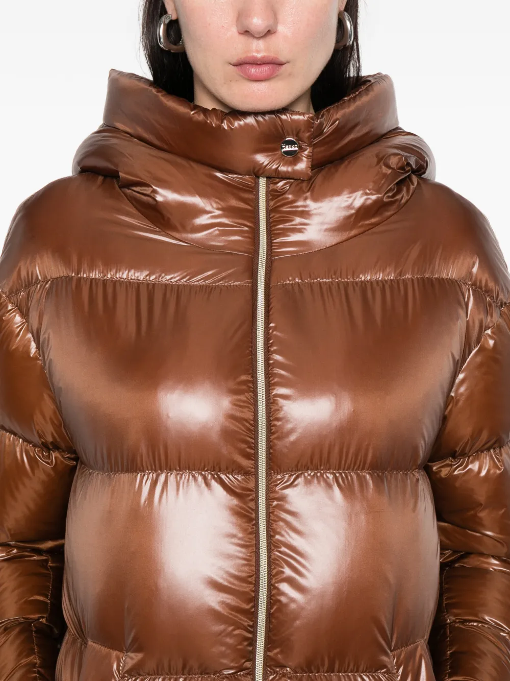 Herno Jas met capuchon Bruin