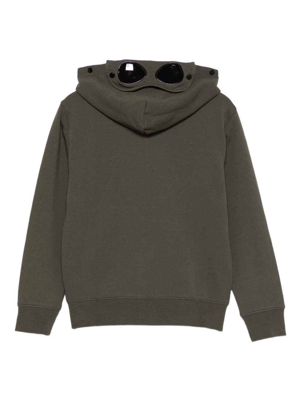 C.P. Company Kids Hoodie met goggle-detail Groen