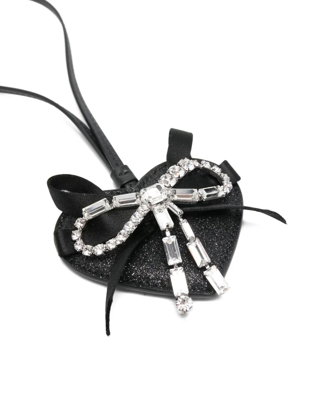 Jimmy Choo Heart Charm In Black