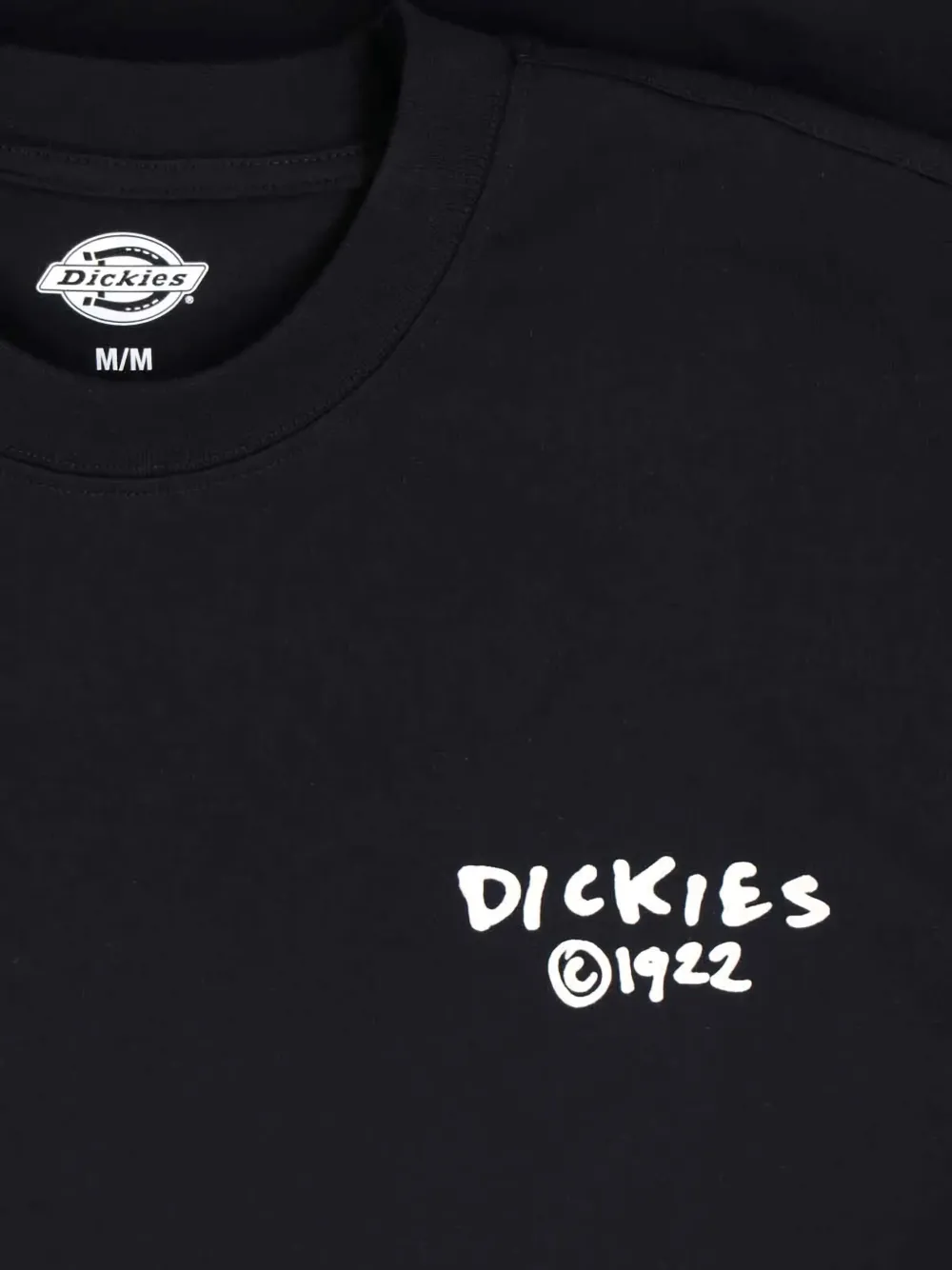 DICKIES T-shirt met logodetail Zwart