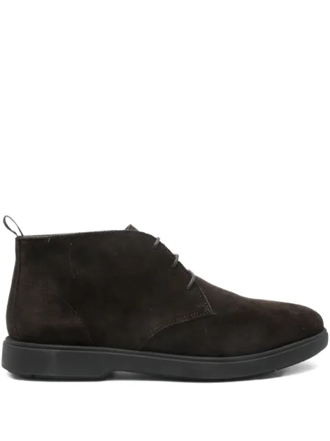 Geox lace-up leather desert boots