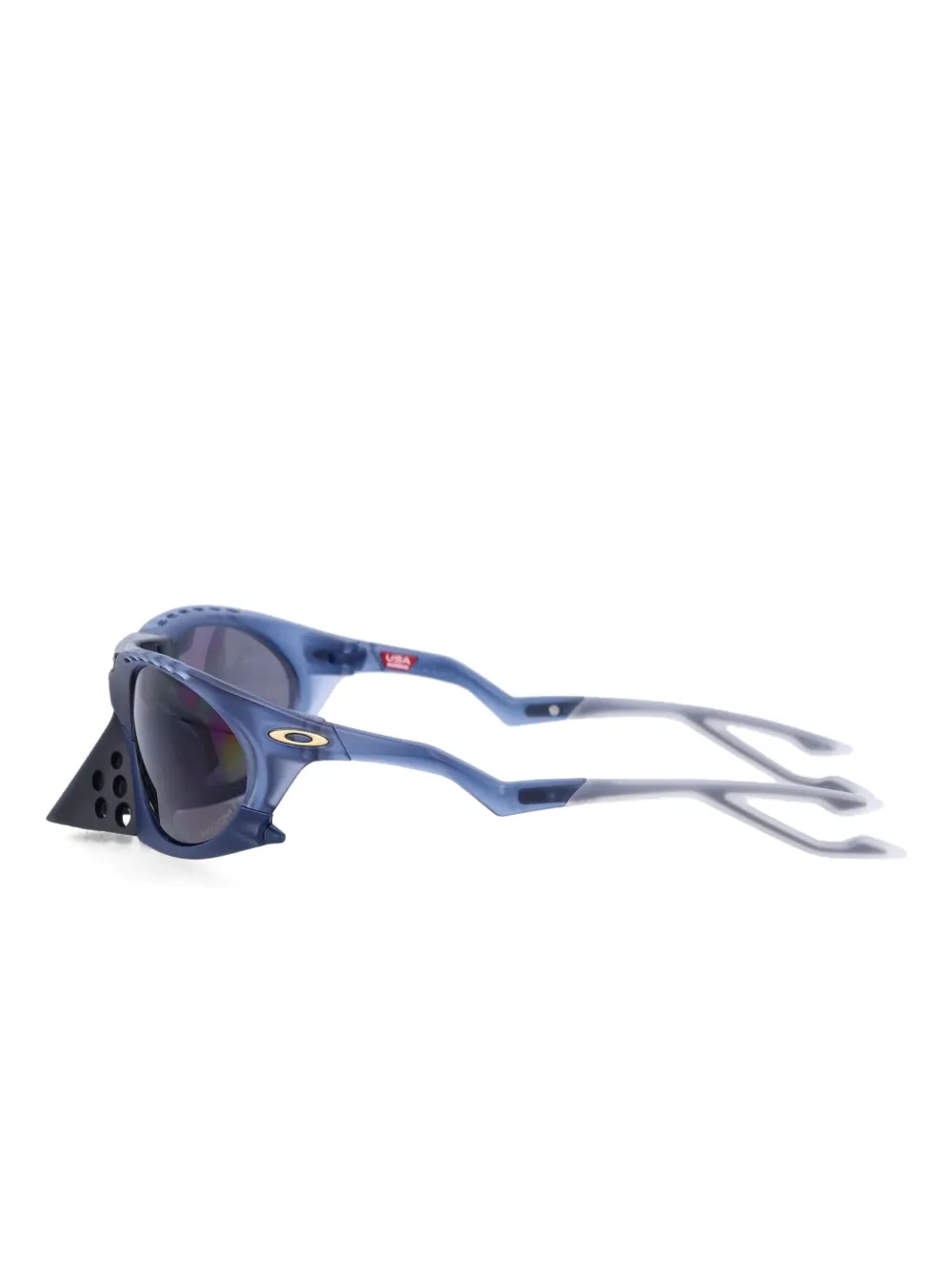 Oakley Plantaris zonnebril met geometrisch montuur Blauw