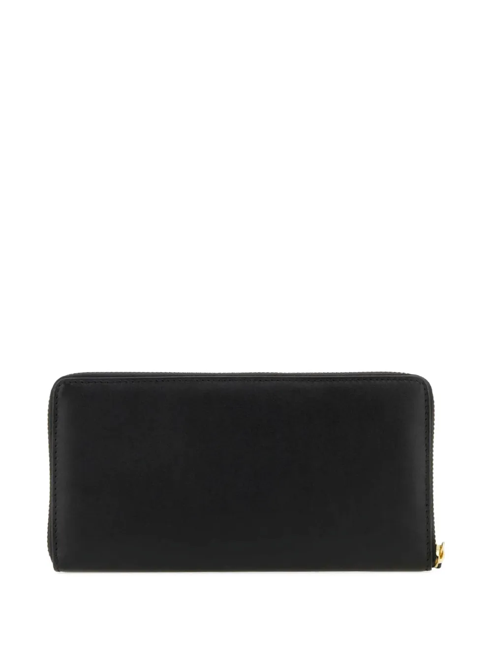 Comme Des Garçons Zip-fastening Leather Wallet In Black