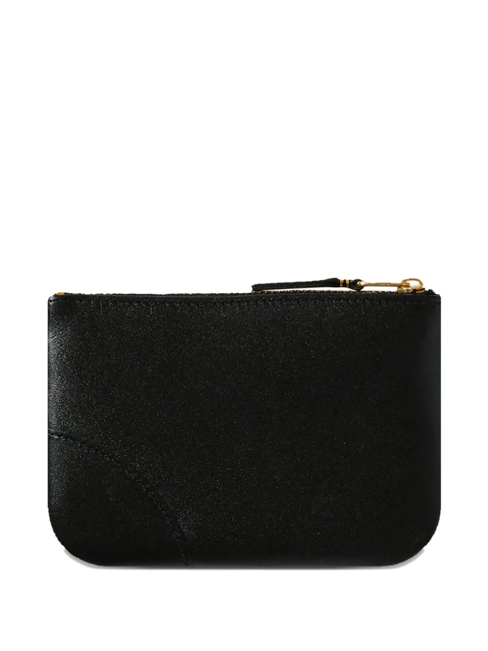 Comme Des Garçons Zip-fastening Leather Wallet In Brown