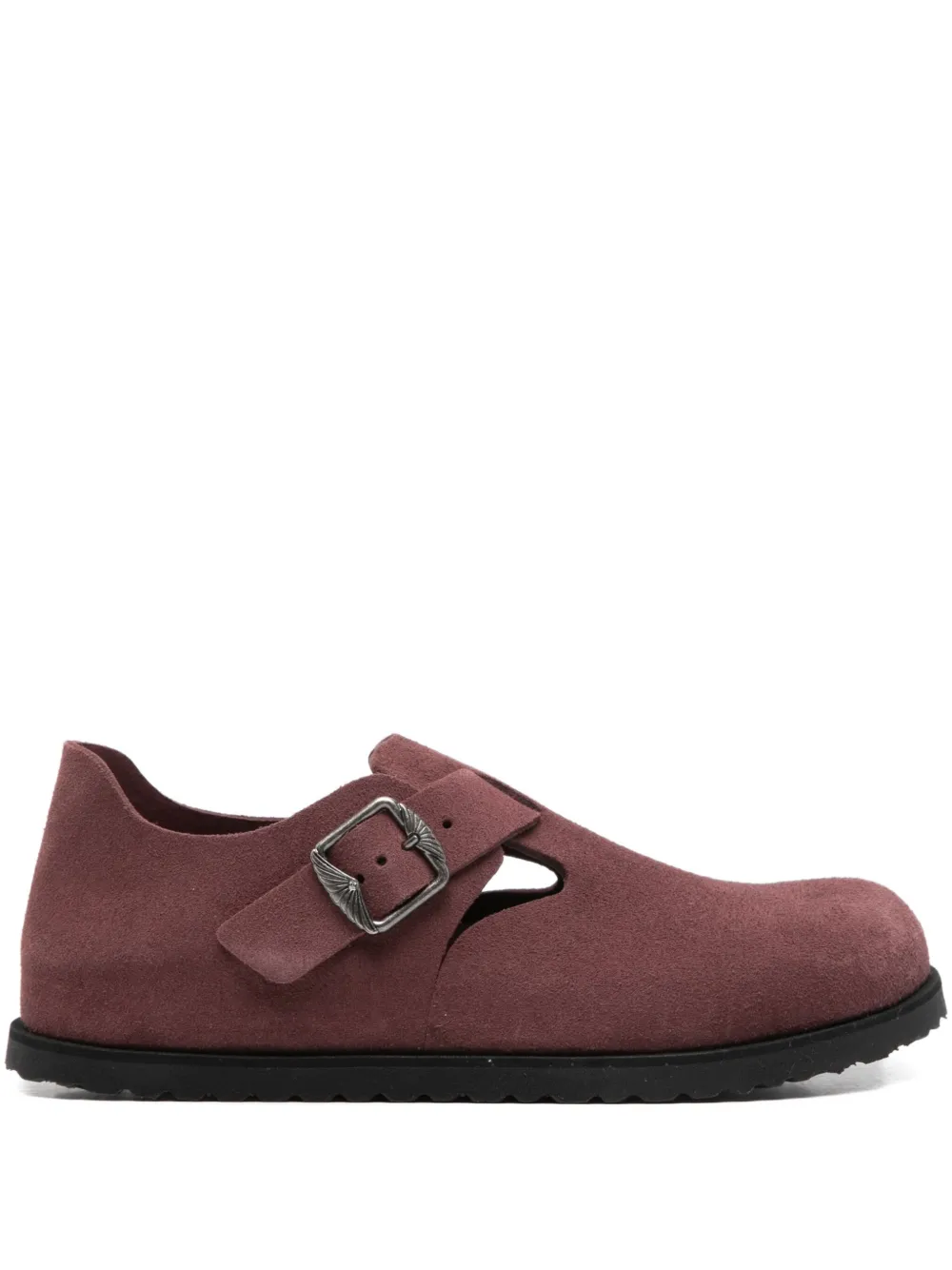 Birkenstock London suede shoes Rood