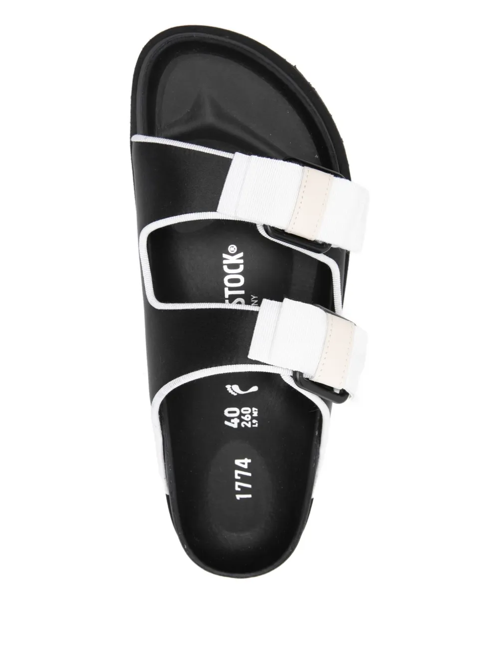 Birkenstock Arizona leren sandalen Zwart