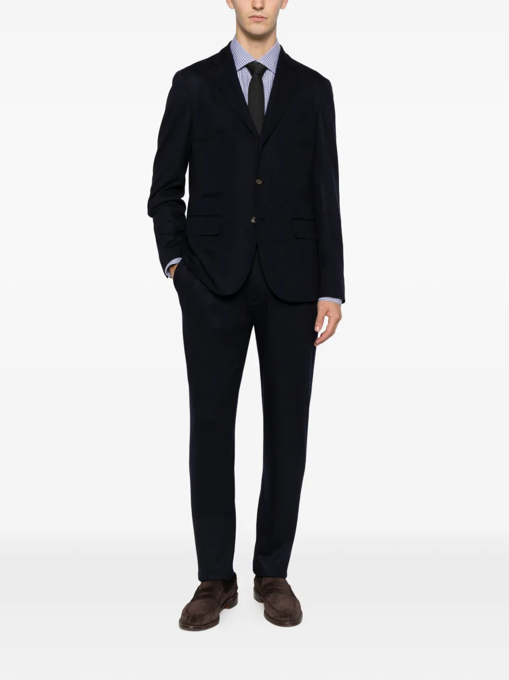 Zegna checked buttoned shirt | Image 2