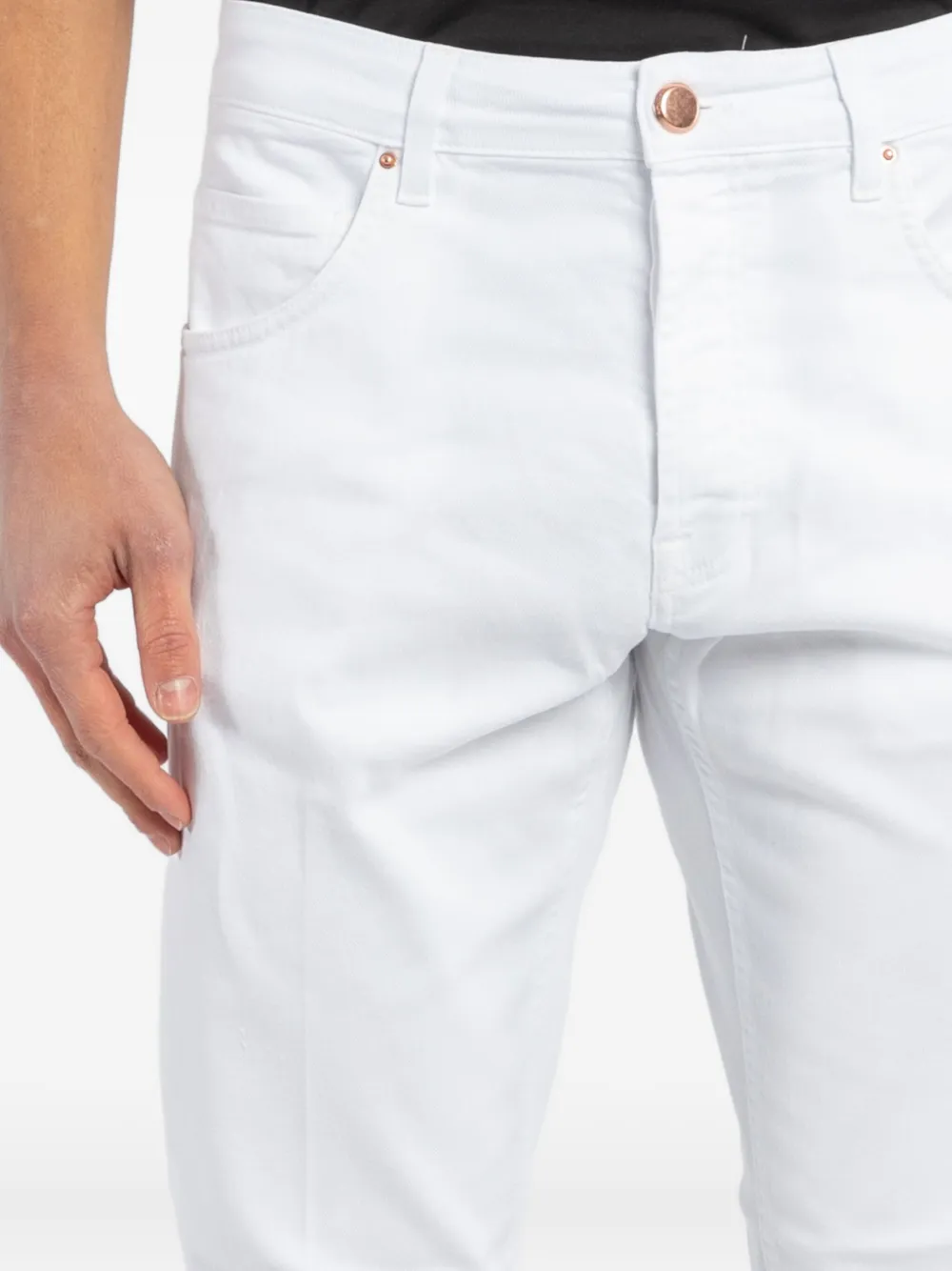 Don The Fuller Yaren Button Jeans In White