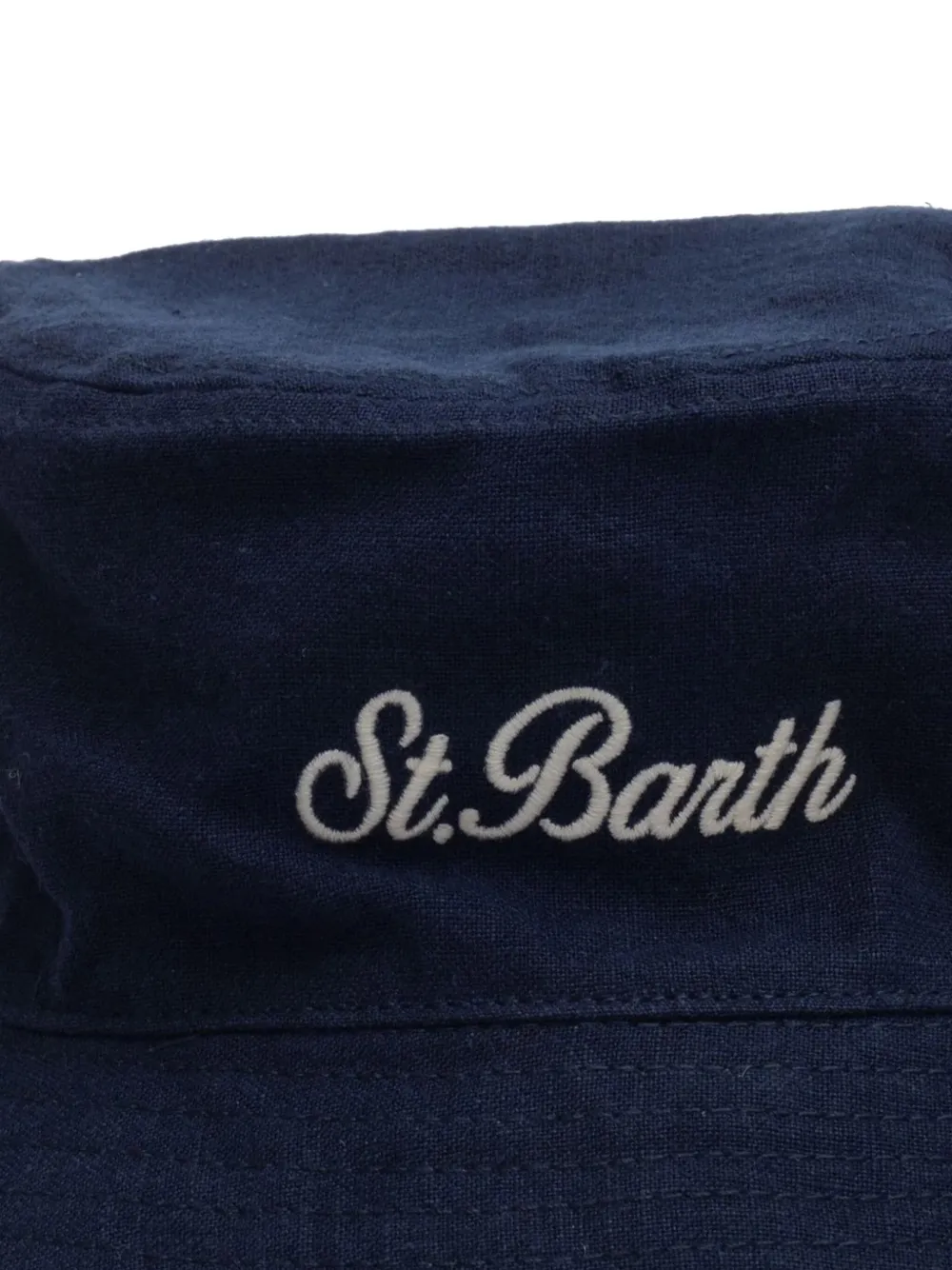 Mc2 Saint Barth Fischerhut Mit Stickerei In Blue