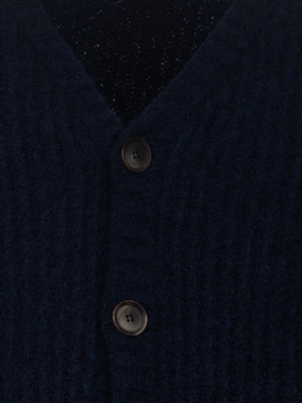 Irish Crone Buttoned Cardigan In Black