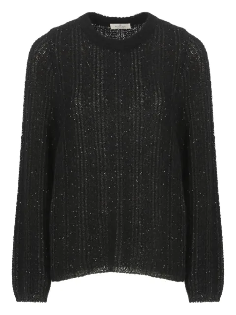 PANICALE sequined crew-neck sweater