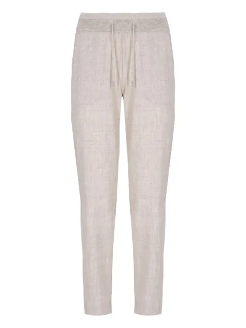 PANICALE drawstring tapered trousers