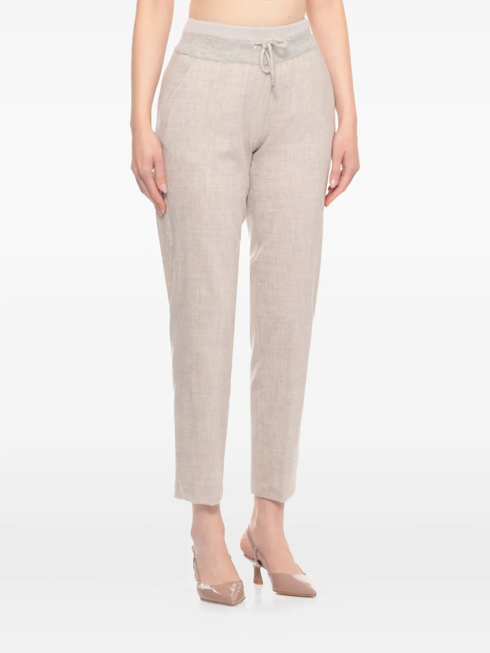 PANICALE drawstring tapered trousers | Tapered Trousers | Image 2
