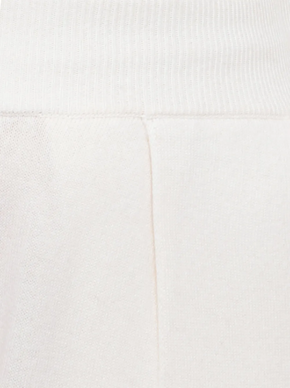 Panicale Knitted Tapered Trousers In White