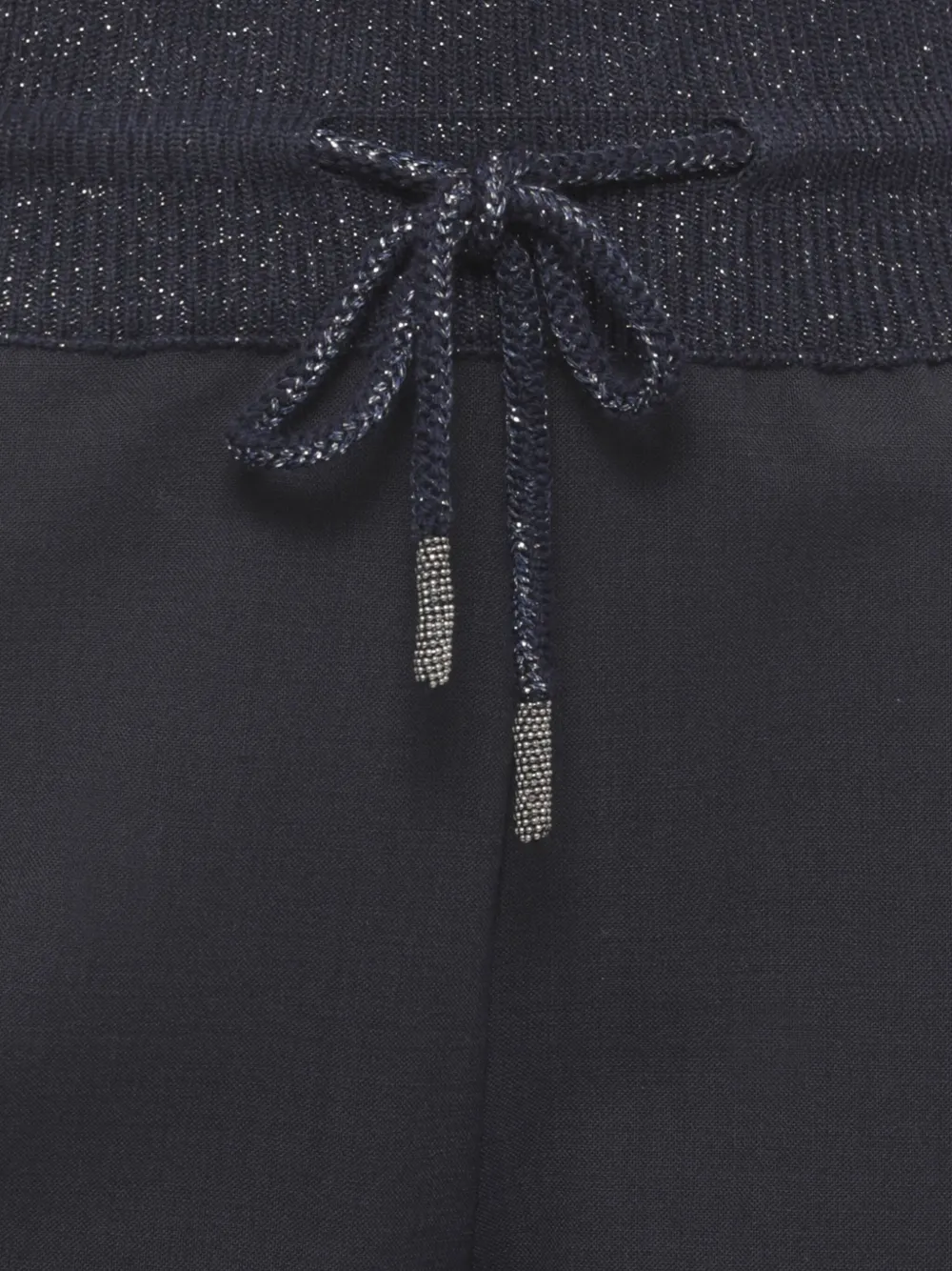 Panicale Rhinestone-embellished Trousers In Blue