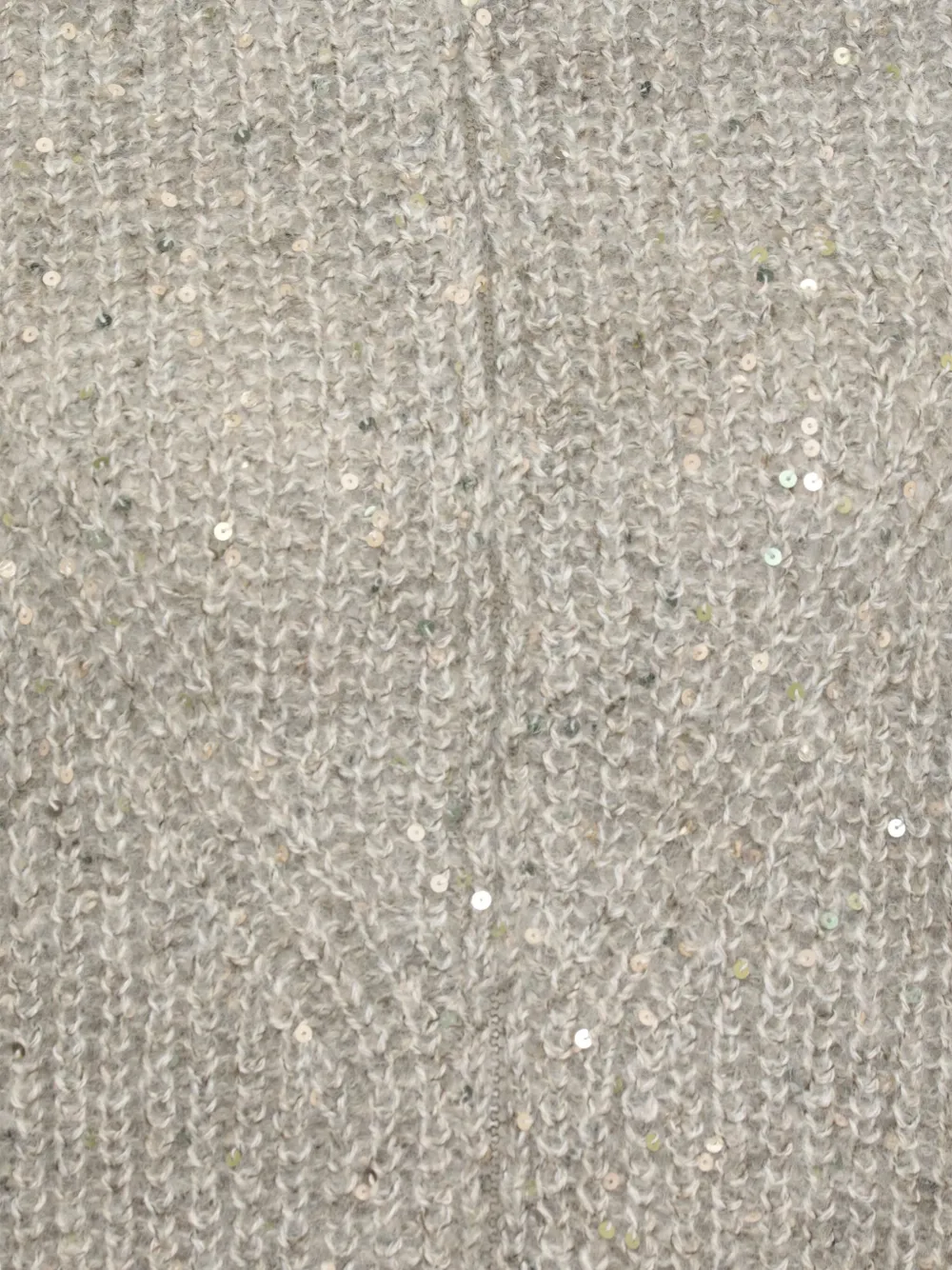 Panicale Zip Paillettes-embellished Cardigan In Gray