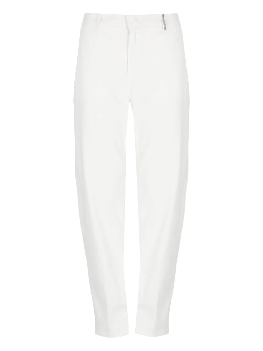PANICALE tapered cotton trousers | blanco | Image 1