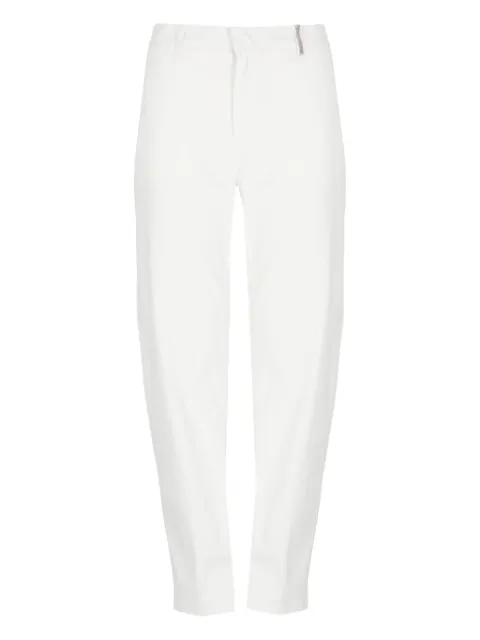 PANICALE tapered cotton trousers
