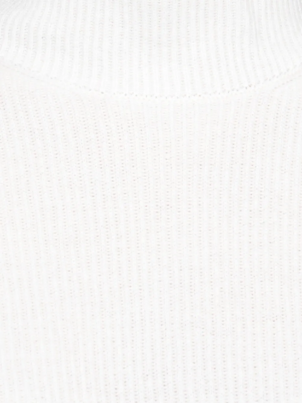 Panicale Ribbed High-neck Sweater In White
