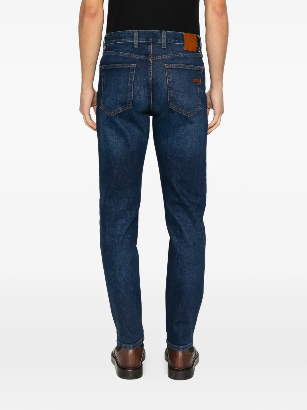 Zegna City five-pocket jeans Blauw