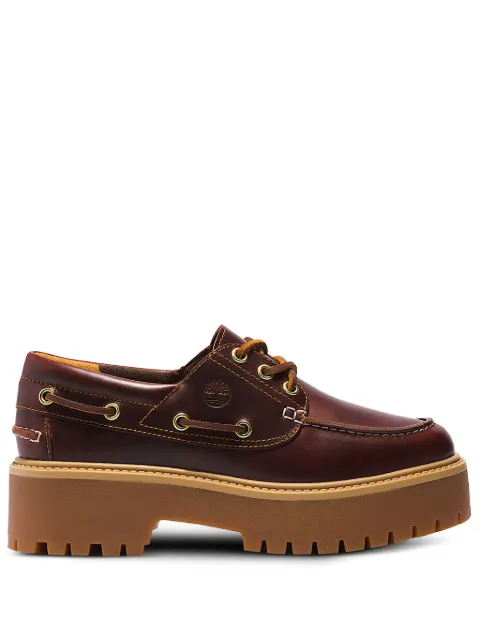 Timberland platform eyelet loafers