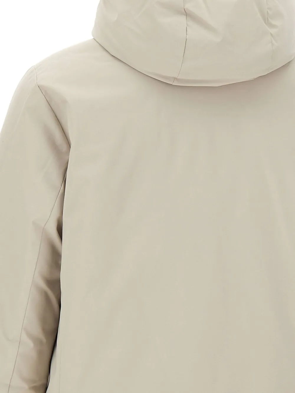 Save The Duck Logo-patch Padded Jacket In Neutral