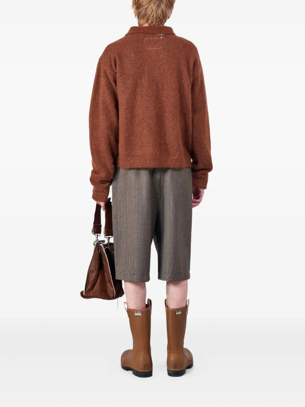 Camiel Fortgens Pocket Cardigan In Brown