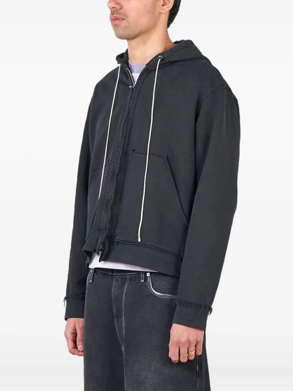 Camiel Fortgens zip hoodie | Black | Image 1