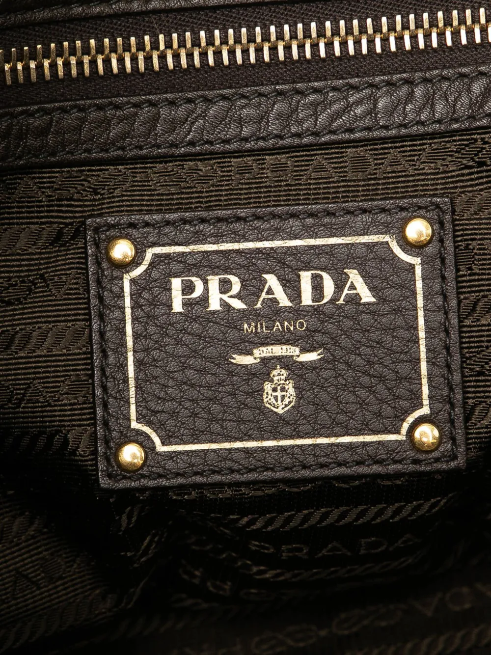 Pre-owned Prada 2000-2025 Vitello Daino Open Convertible Tote Satchel In Brown