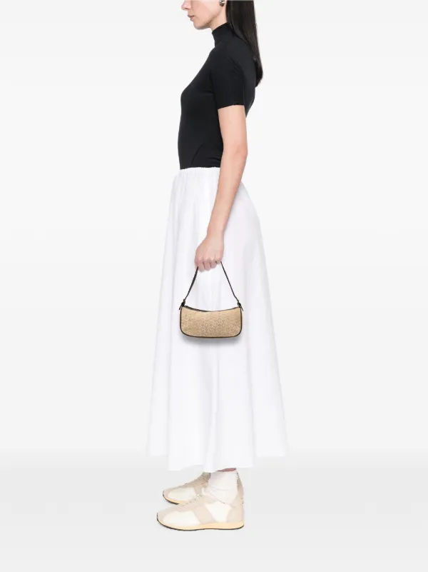 Celine Pre-Owned 2000 C Macadam Suede Shoulder Bag | Brown