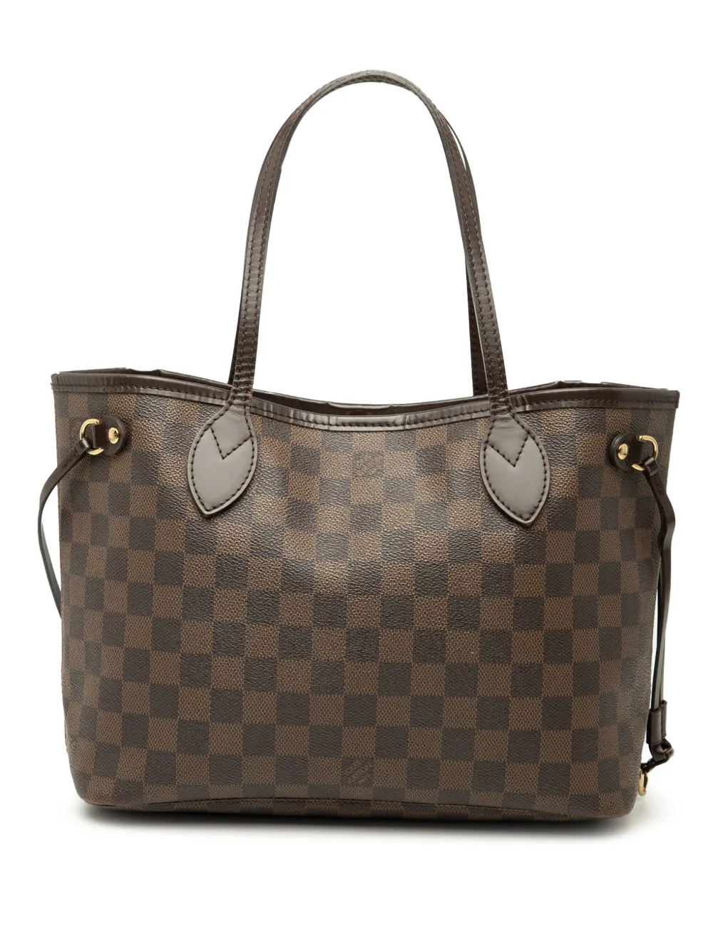 Louis Vuitton Pre-Owned 2010 ダミエ エベヌ ネヴァーフル PM トートバッグ - ブラウン Louis Vuitton Pre-Owned 2010 ダミエ エベヌ ネヴァーフル PM トートバッグ - ブラウン