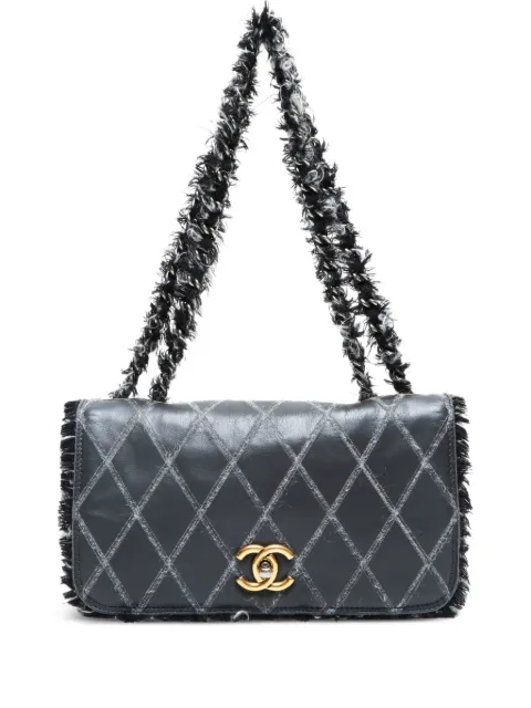 CHANEL Pre-Owned 2011 Flap tweed-chain shoulder bag