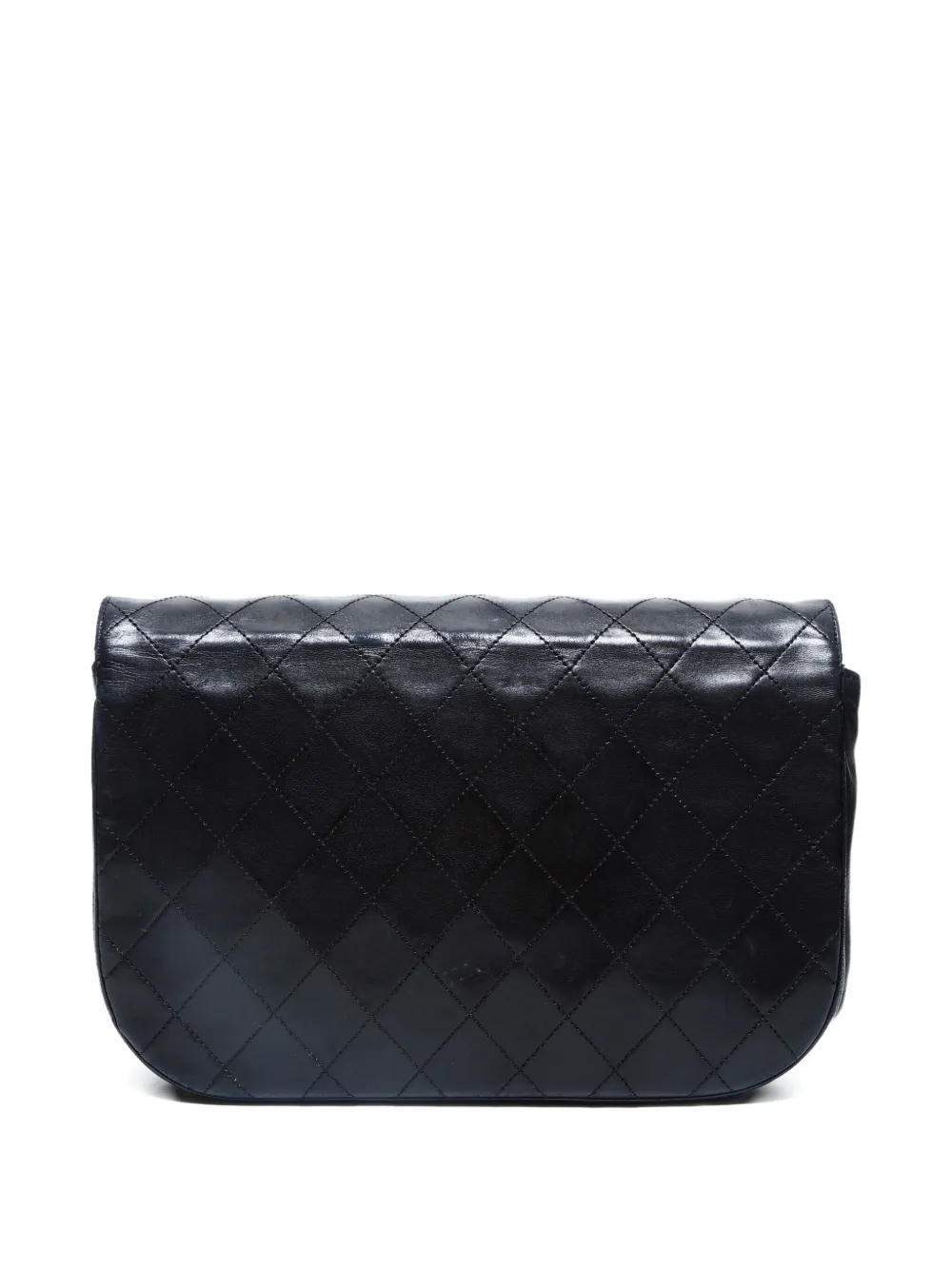 CHANEL Pre-Owned 1980s diamond-stitch chain shoulder bag - Zwart