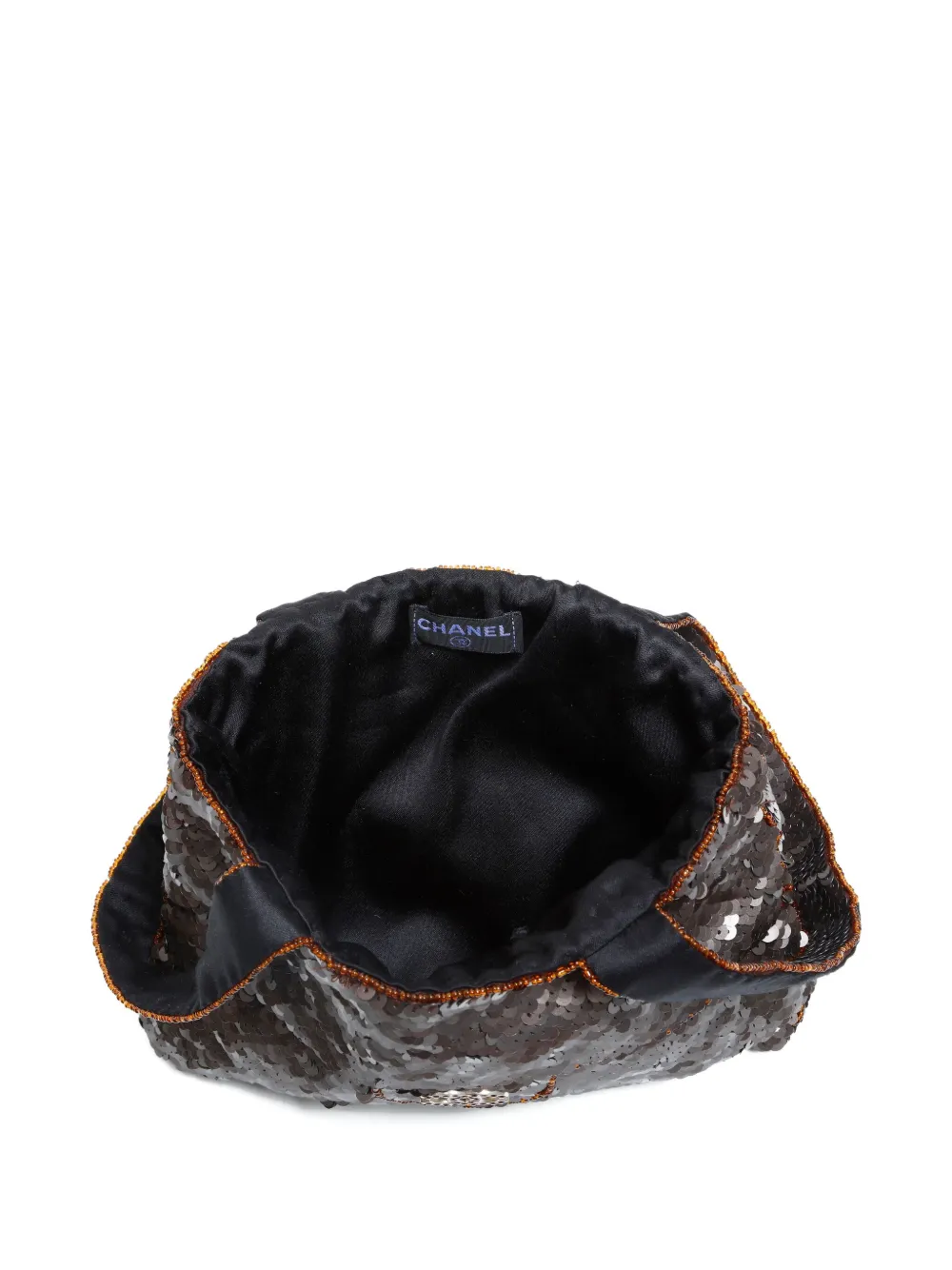 CHANEL Pre-Owned 1997-1999 Trompe shopper met pailletten Bruin