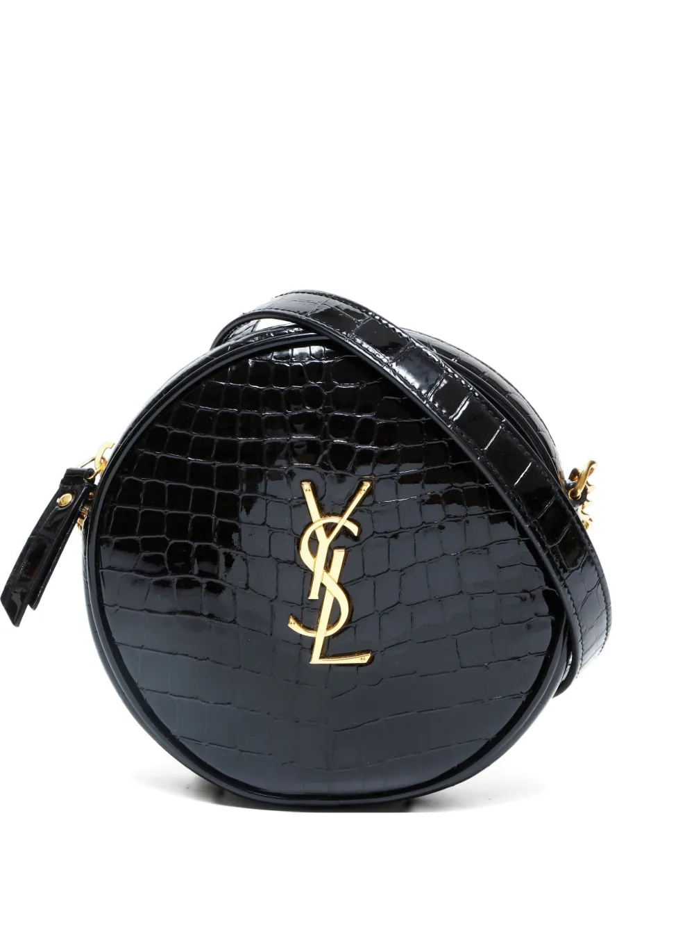 Saint Laurent Pre-Owned 2015-2025s round chain shoulder bag | Black | Image 1