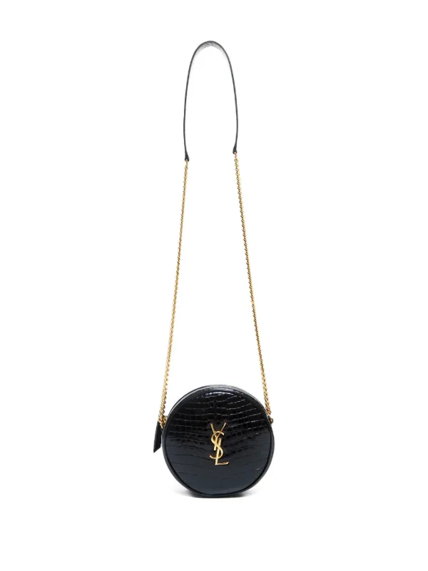 Saint Laurent Pre-Owned 2015-2025s Round Chain Shoulder Bag