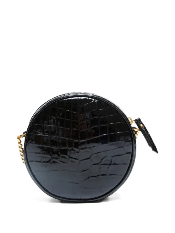 Saint Laurent Pre-Owned 2015-2025s Round Chain Shoulder Bag