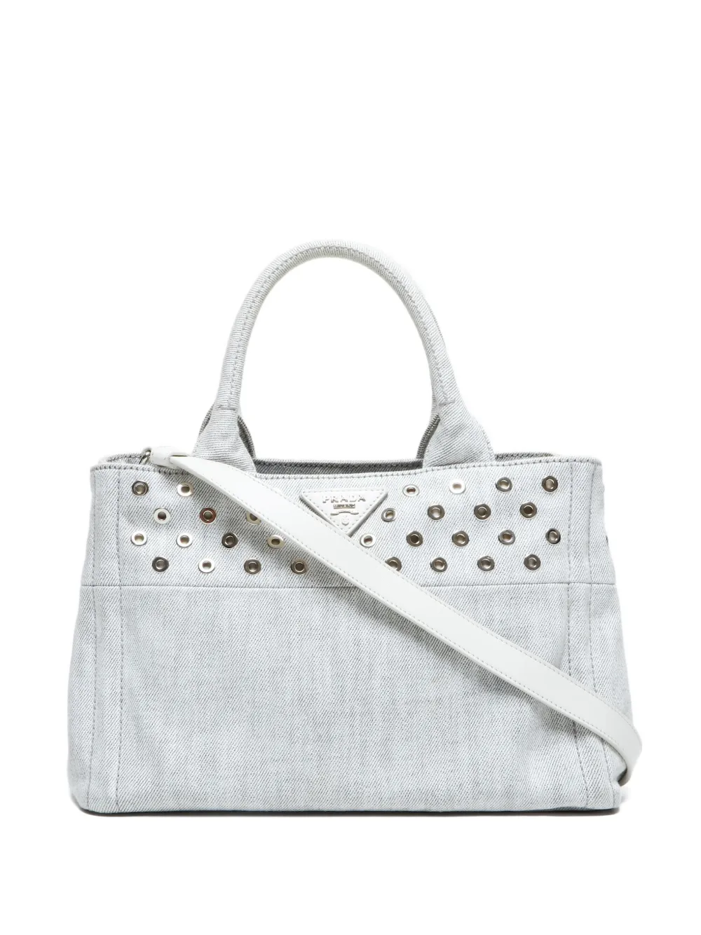 Prada Pre-Owned tote 2way Canapa mini 2000-2020 | gris | Image 1