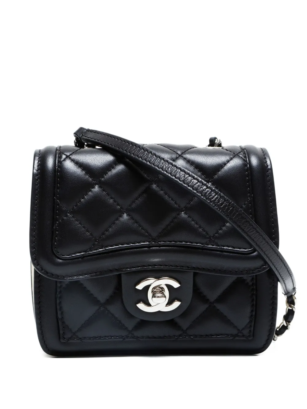 CHANEL Pre-Owned 2012-2013 mini matelasse quilted shoulder bag - Nero
