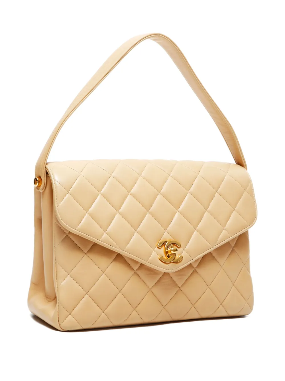 Pre-owned Chanel 1996-1997 Matelasse Flap Tote Bag In Neutral